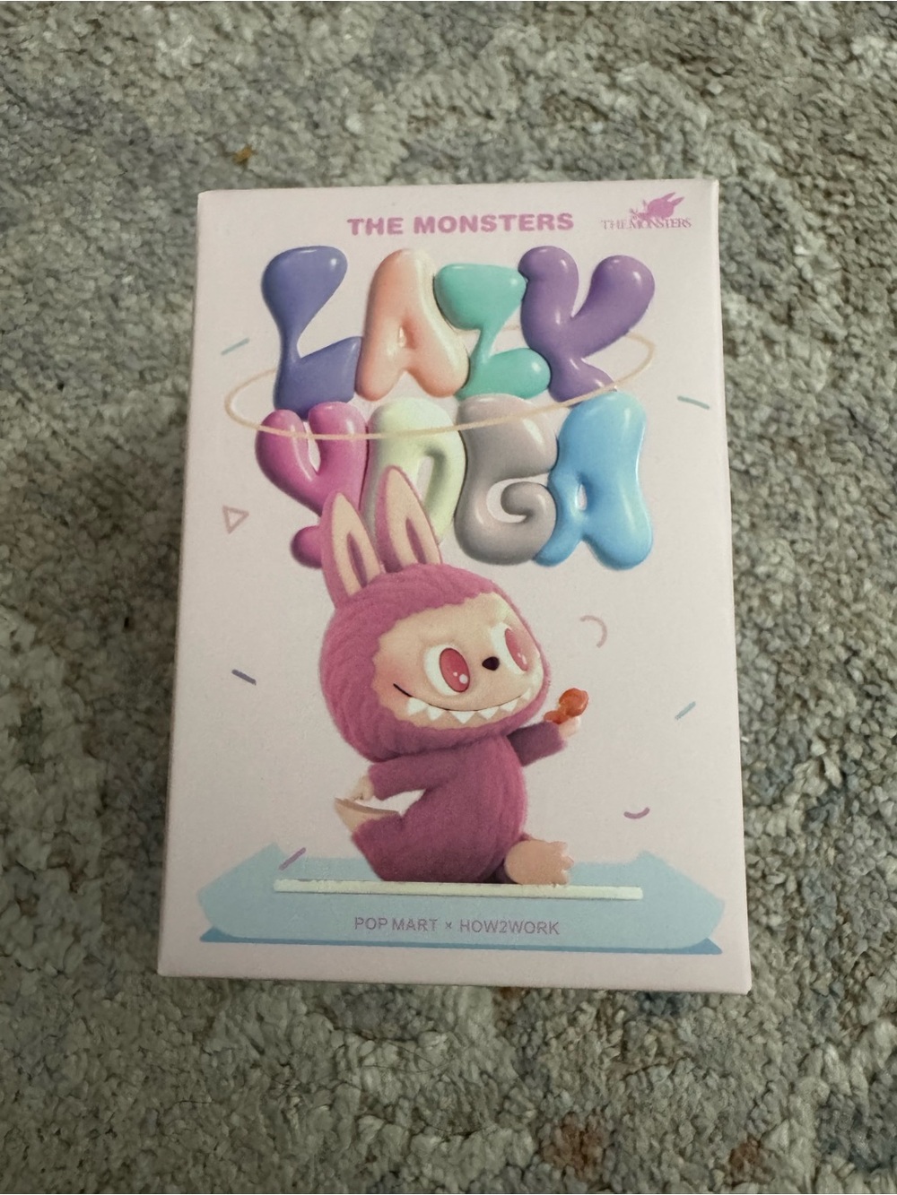 POP MART The Monsters Lazy Yoga Figurine Blind Box